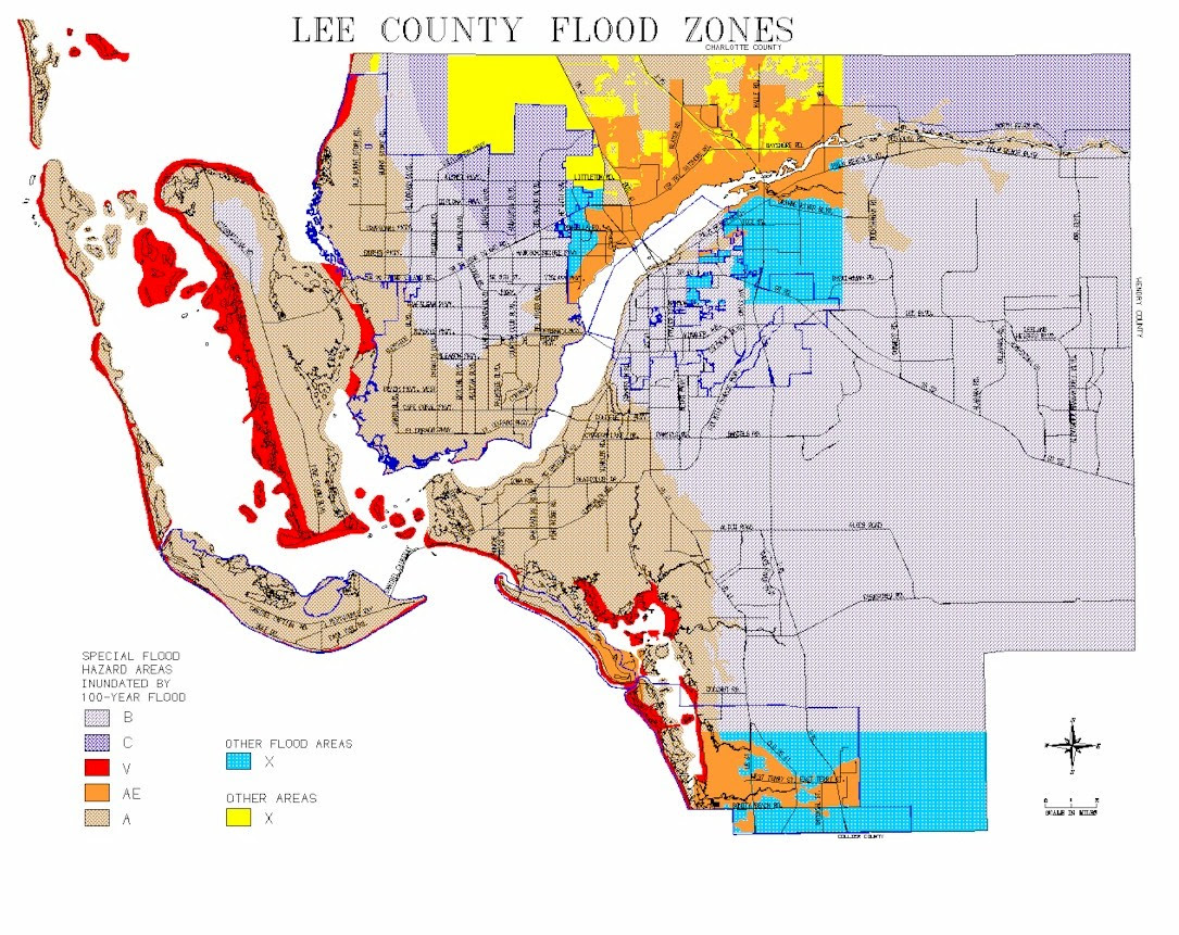 2022 Flood Zone Map For Fort Myers