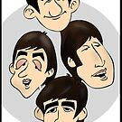 Beatles by Cartoonsbymark