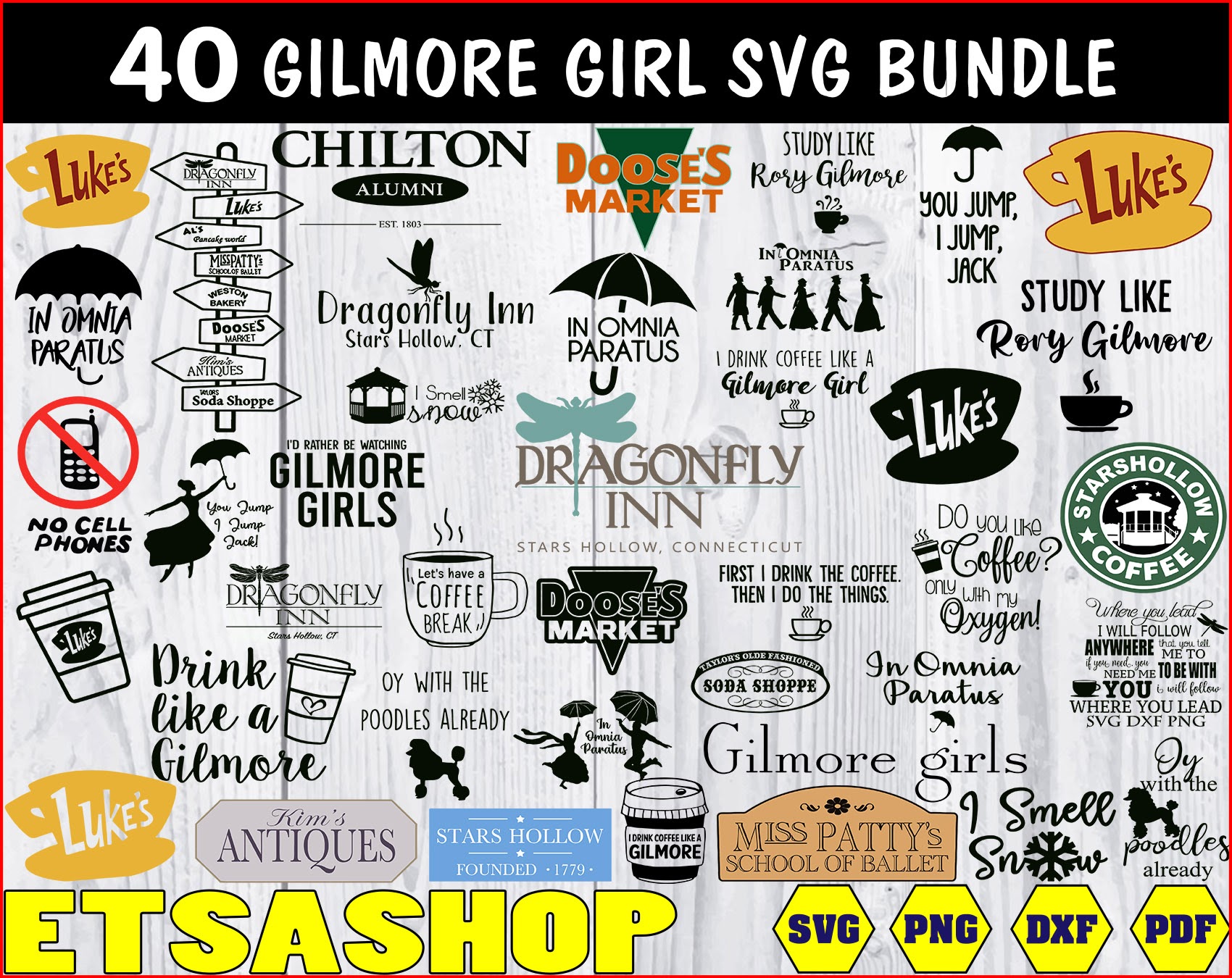 Download Free 77 Luke&#039;s Coffee Svg SVG PNG EPS DXF File for Cricut, Silhouette and Other Machine