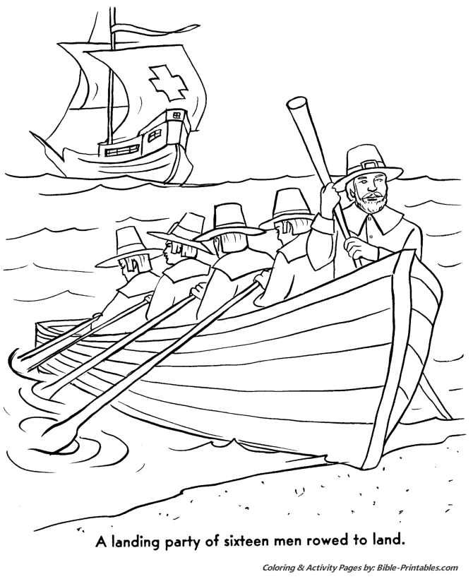 Bible-Printables:-The-Pilgrims-Story-Coloring-pages-...