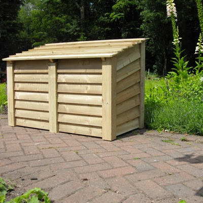 Compact Sheds Log Stores with Doors Tool Storage