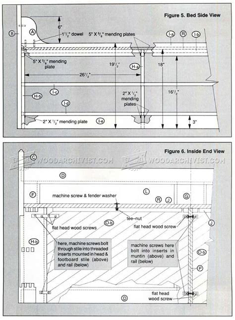 woodworking plans platform bed