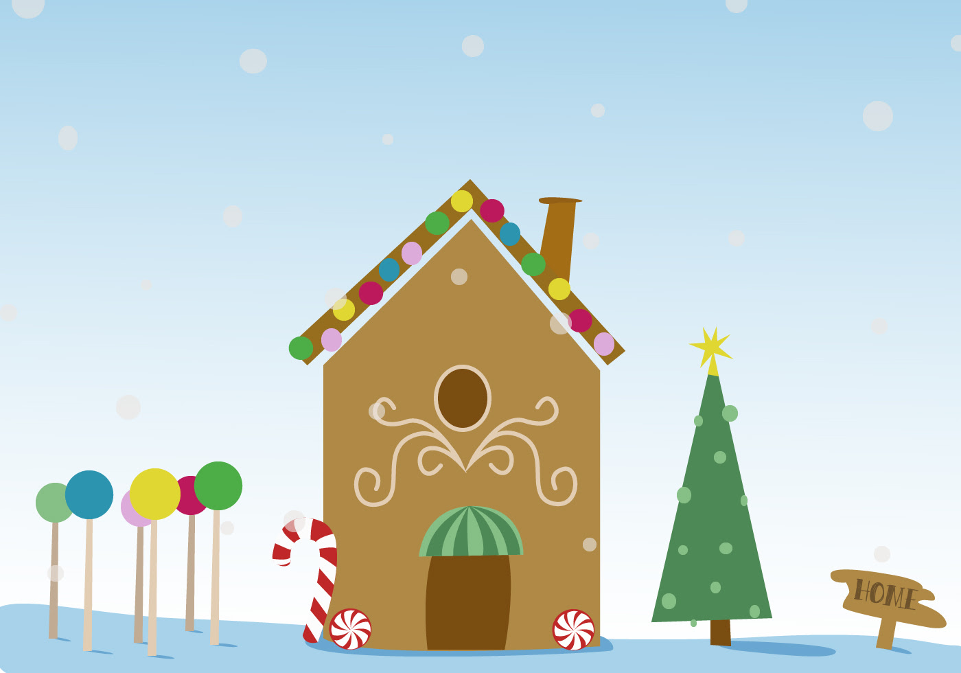 Download Free Christmas Gingerbread House Vector - Download Free ...