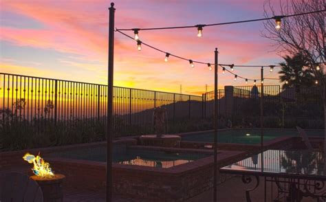 outdoor magic  string lighting