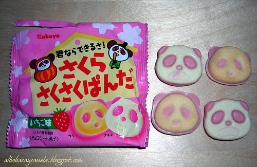 Saku saku panda cookies
