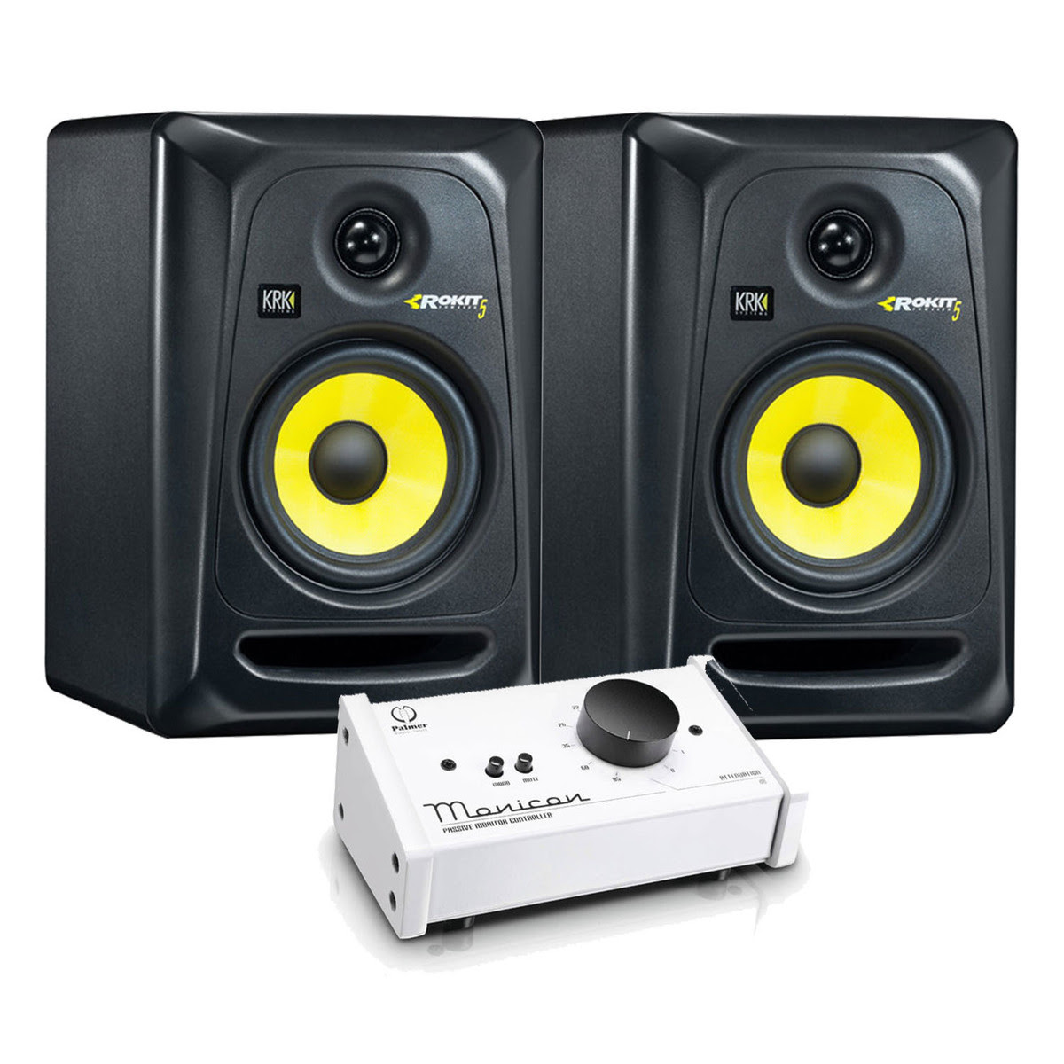 KRK Rokit RP5 G3 Active Monitors with Passive Monitor ...
