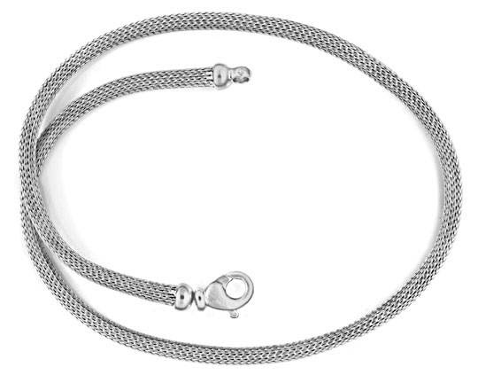 Originalfoto PLATIN KETTE STRUMPF PLATINKETTE GEFLOCHTEN
