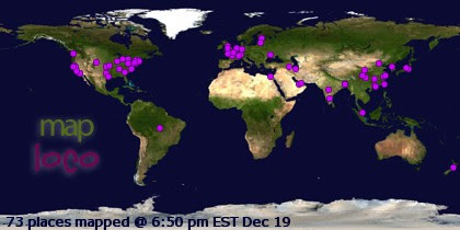Profile Visitor Map - Click to view visits