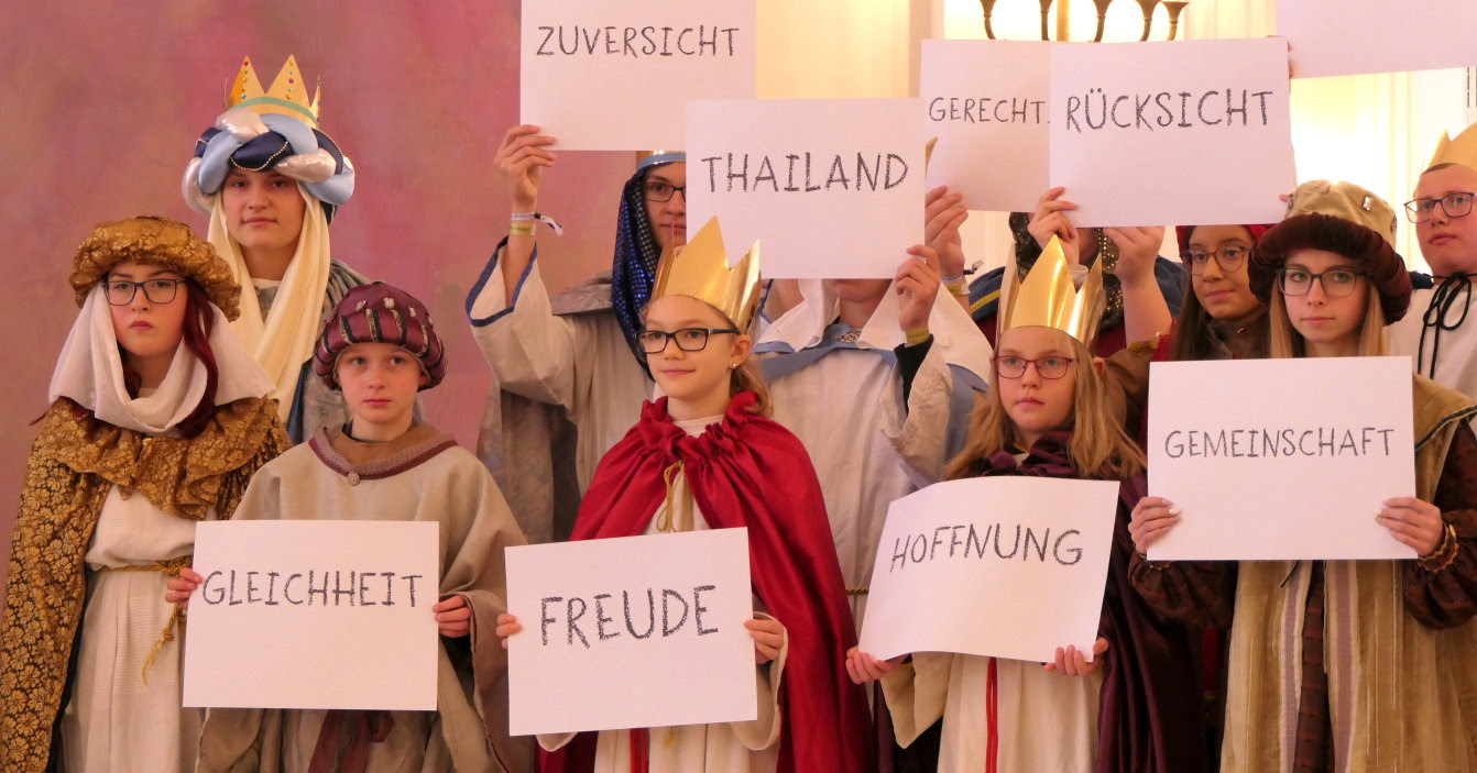 20*C+M+B+20 Sternsinger Bistum Passau Schloss Bellevue Bundespräsident