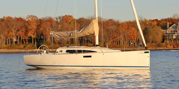 J/112E at sunset