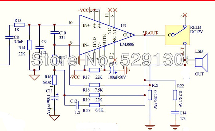 Lm3886 Guitar Power Amp Schematic Suggestions