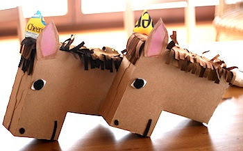 What Can you Make From a Cardboard Box? sourced by The Crafty Crow