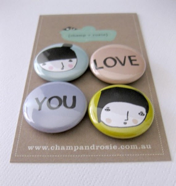magnet set - boy and girl