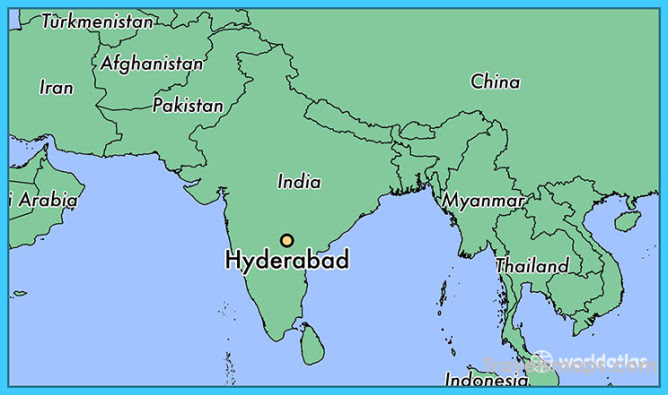 Hyderabad In Map Of India