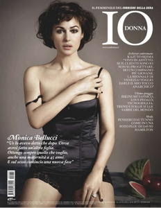 Monica Bellucci sexy Io Donna Italy