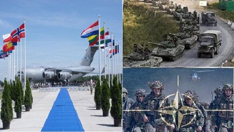 Trong khi cáo buộc Nga là thủ phạm gia tăng căng thẳng ở đông nam Ukraine thì Mỹ và NATO lại điều quân đến Ukraine tập trận