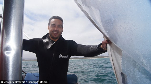 Thrillseeker: The footage was captured by Canadian holidaymaker Jeremy Stewart