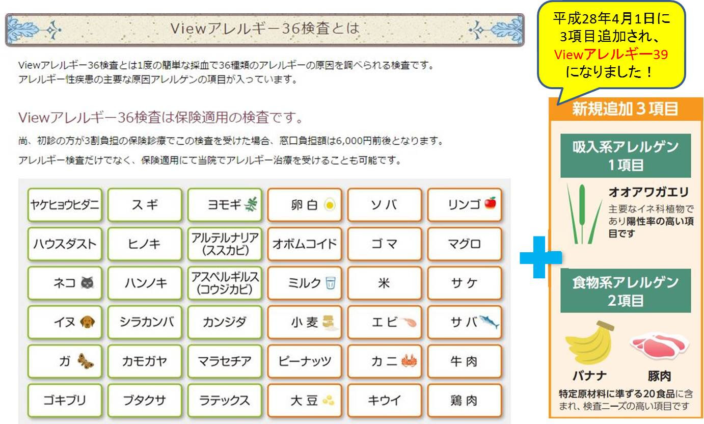 アレルギーの血液検査