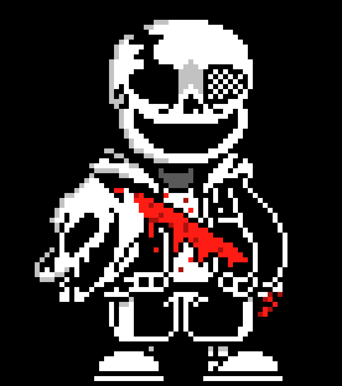 Undertale Last Breath Sans Super Smash Bros Ultimate Terrie Pixel Art Maker