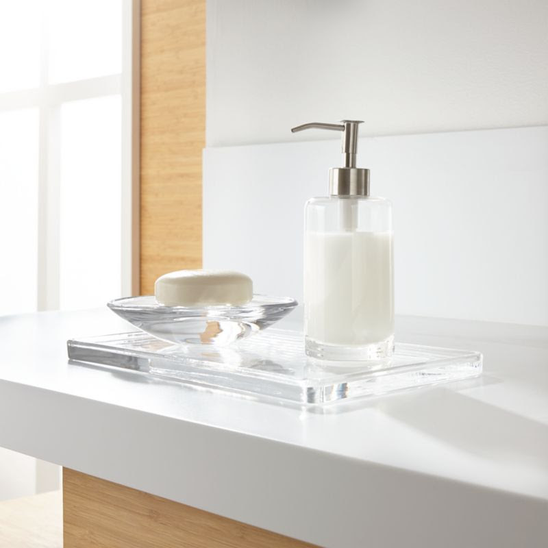 Glass Bath Accessories Crate and Barrel Glass Bath Accessories Crate and Barrel