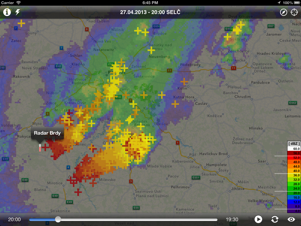 Radar Bourky Aktualne