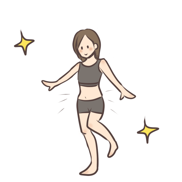 ダイエット成功のイラスト かわいいフリー素材が無料のイラストレイン