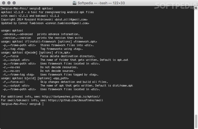 Apktool Download Mac
