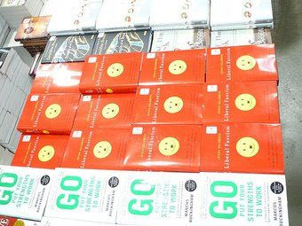 A pallet full of remaindered copies of 'Liberal Facism'