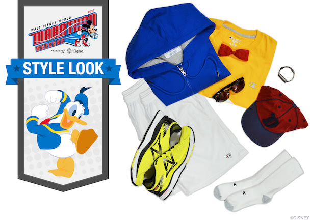 Celebrate 20 Years of runDisney Walt Disney World Half Marathon with Donald Duck and Daisy Duck-Inspired Looks
