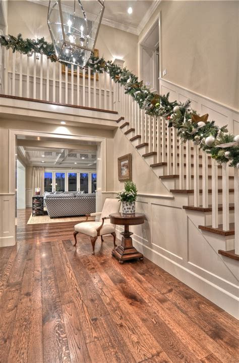 Using wood paint can be very tricky sometimes. A Family Home Decorated for Christmas - Home Bunch