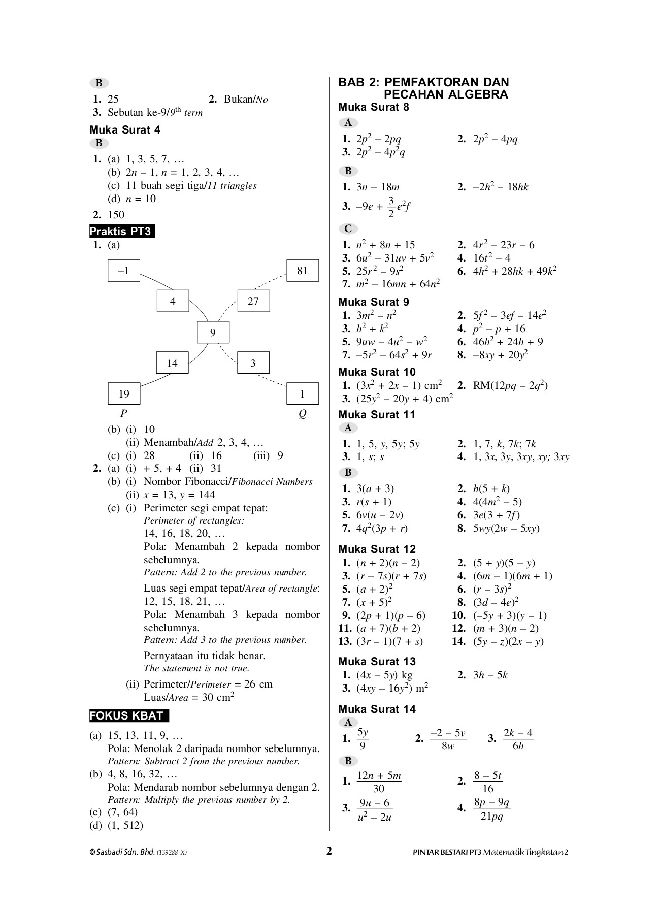 Jawapan Modul Aktiviti Pintar Bestari Matematik Tingkatan 2