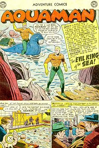 Adventure #181 Aquaman Splash Page
