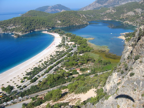 tandem paragliding over Oludeniz
