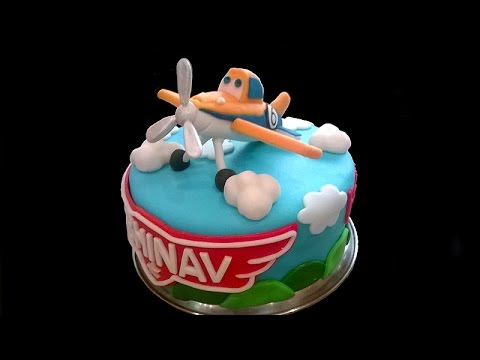 How to make a "Dusty Crophopper" Planes cake - YouTube