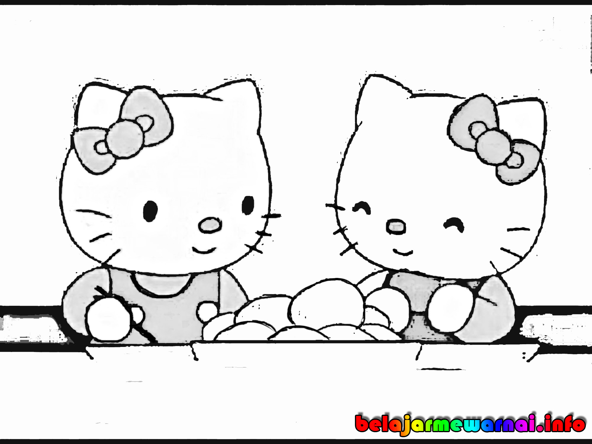 Free Hellokitty Hitam Putih Download Free Hellokitty Hitam Putih Png Images Free Cliparts On Clipart Library