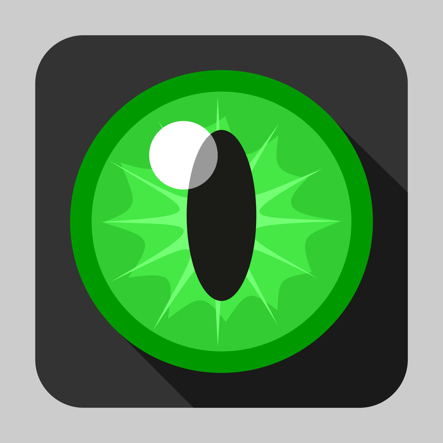 Download Vector for free use: Snake eye icon