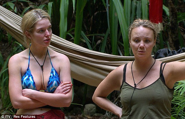 Bad timing: As the camp mates looked on disappointingly, Helen said she felt she was a loser