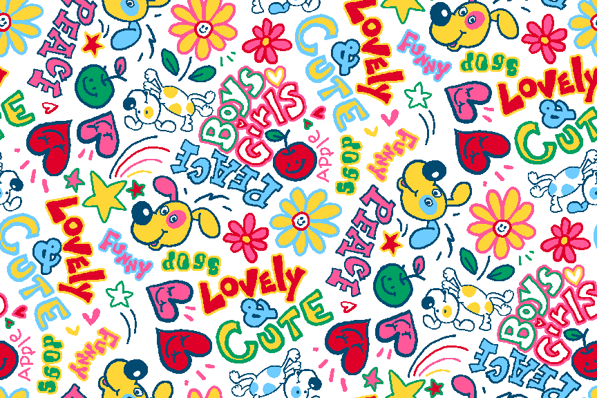 ポップ Pop な壁紙 １ イラスト 条件付フリー素材集 壁紙 背景