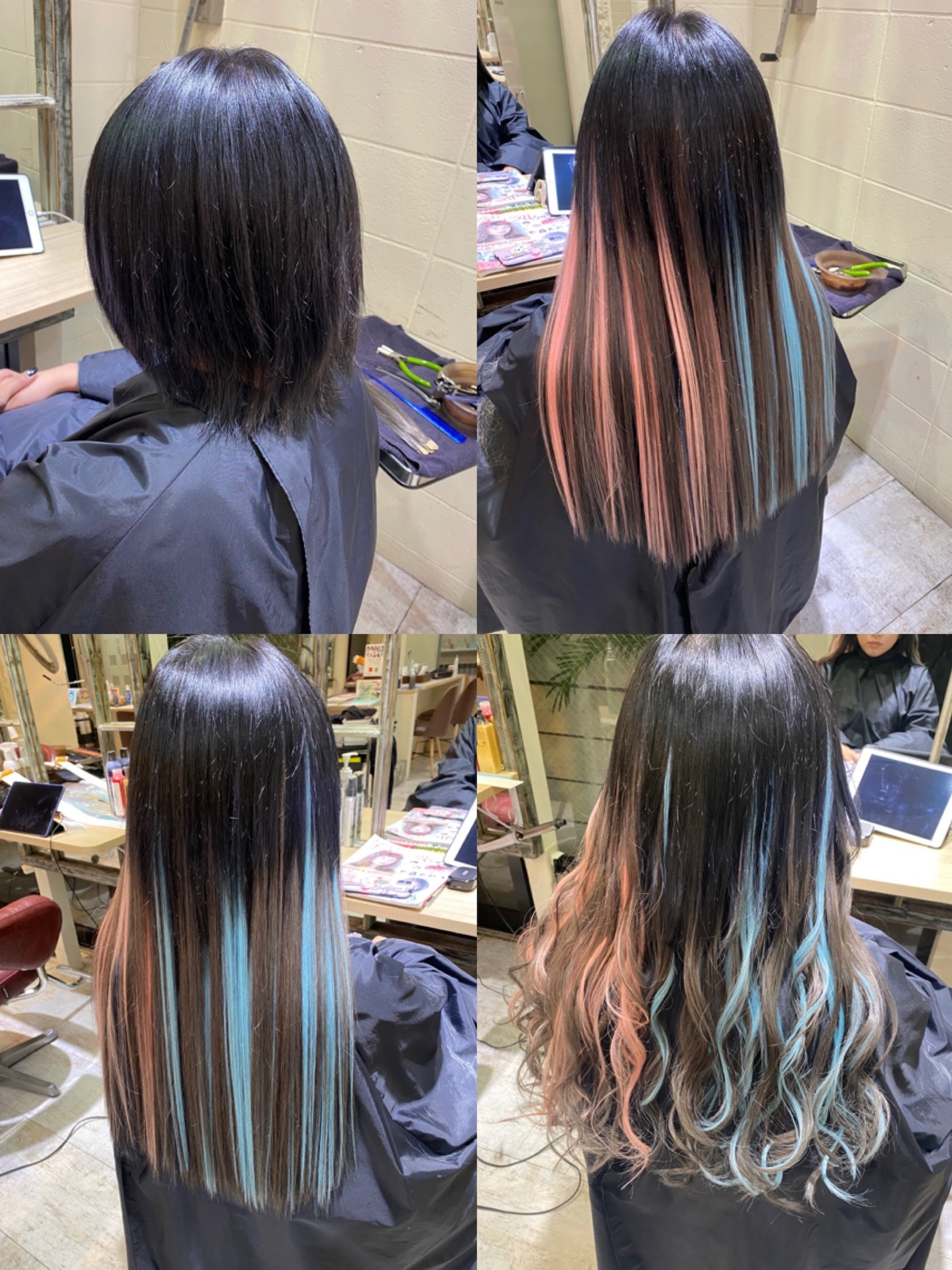 人気ヘアエクステ シールエクステに興味ある方 詳しく解説 種類 本数 カラー 値段 ショート ハイライト イヤリングカラー インナーカラー 原宿 美容室 Sherry 原宿美容室