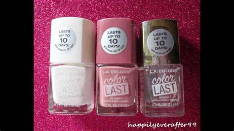 lacolors review color  nail polish daywear