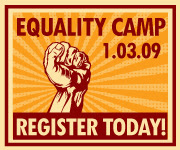 Equality Camp blog badge