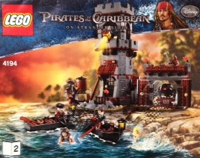レゴ 4194 ホワイトキャップ湾 Whitecap Bay パイレーツオブ レゴブロック Lego 作り方を紹介サイト レゴラボ Legolab