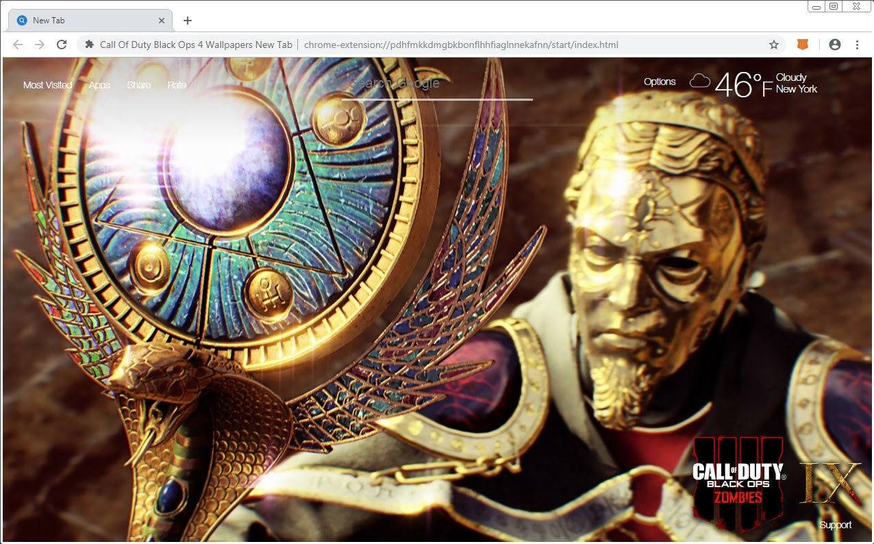 Call Of Duty Black Ops 4 Hd Wallpaper New Tab Free Addons