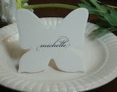 100 Embossed Flat Butterfly Escort Cards / Place Cards