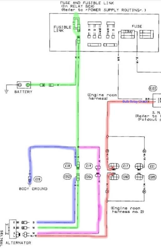 Tech Wiki - Basic Alternator Wiring : Datsun 1200 Club