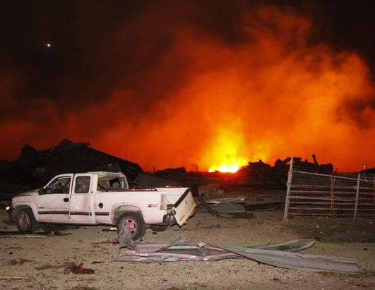 Explosion Rips Through Texas Fertilizer Plant