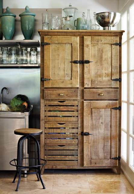 York Pantry Cupboard - traditional - storage units and cabinets ...