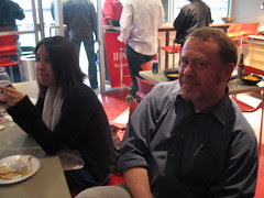 Anastasia Tubanos (WHIR) and David Snead (WHIR Blogger)