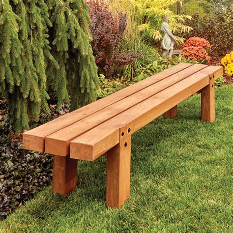 easy wooden bench family handyman shop