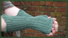 Victorian Steampunk London UK British knitting fingerless gloves pattern